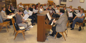 Kath. Kirchenchor St. Jakobus Hohensachsen - woechentliche Chorprobe